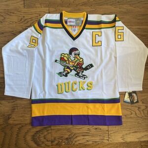 CCM Paul Kariya Mighty Ducks Alternate Duck Jersey Size 50 Large Rare